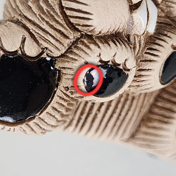 Artisania Rinconada Teddy Bear Uruguayan Hand Carved Pottery Vintage Figurine - Picture 4 of 9